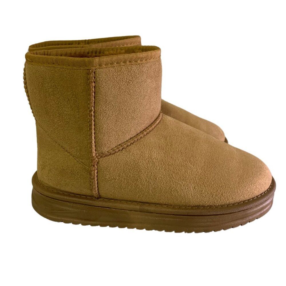 Cozy Ankle Snow Boots Winter Fashion Suede Boots for Women / Brown - Picture 4 of 8